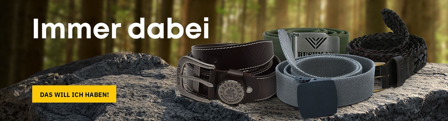 Frauen- und Männergürtel Bushman