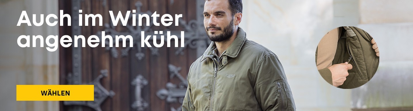 Gefütterte Herren Jacke Jens, olivgrün