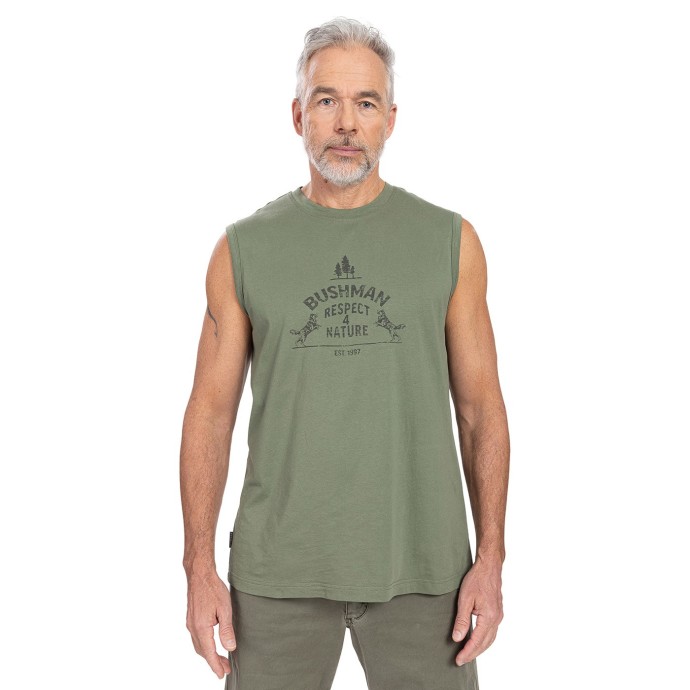 bushman herren Tanktop grün