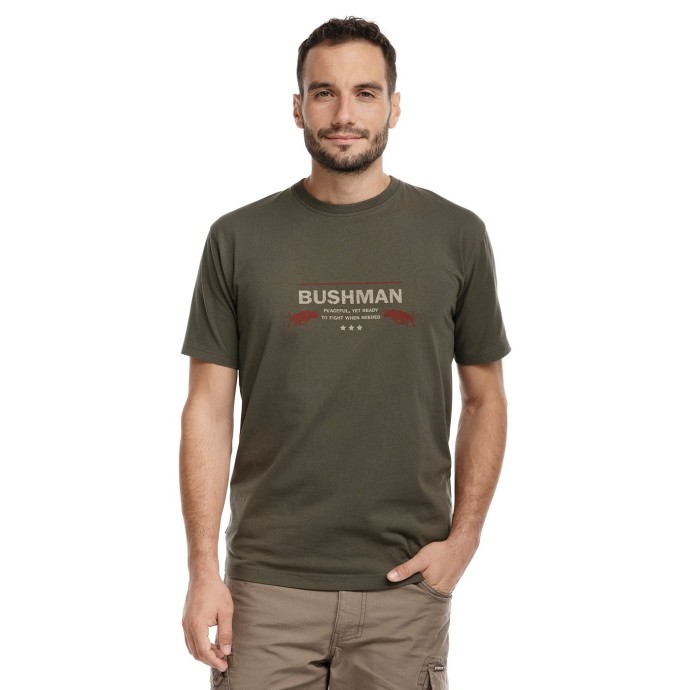 Bushman T-Shirt Snyder dark khaki L