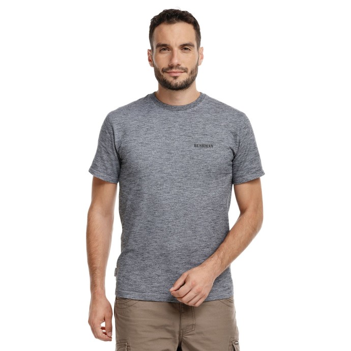 bushman herren T-shirt dunkelgrau