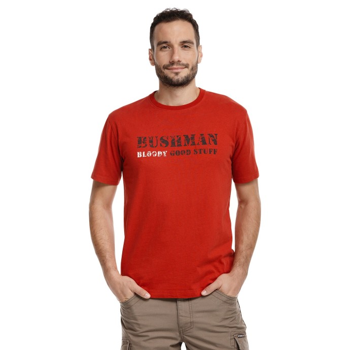 Bushman T-Shirt Isaac red L