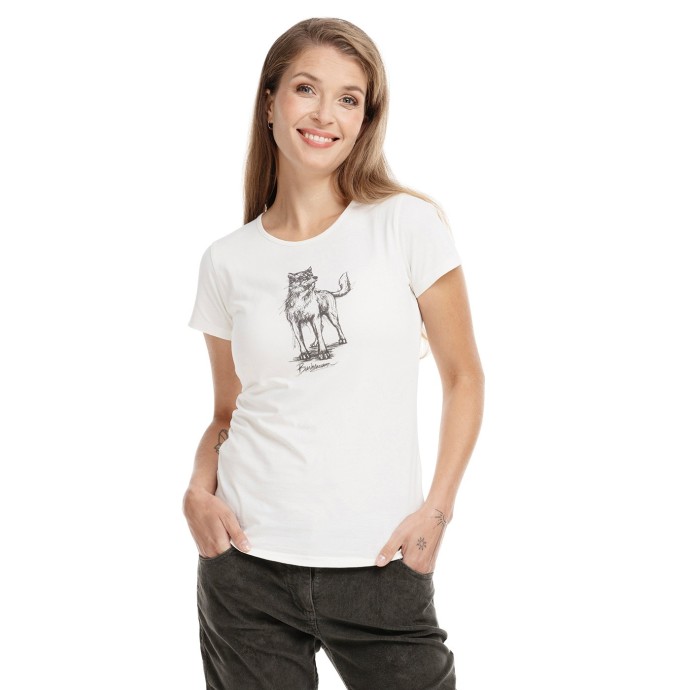 bushman damen T-shirt weiße