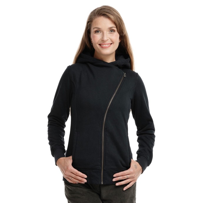 bushman damen Sweatshirt schwarz