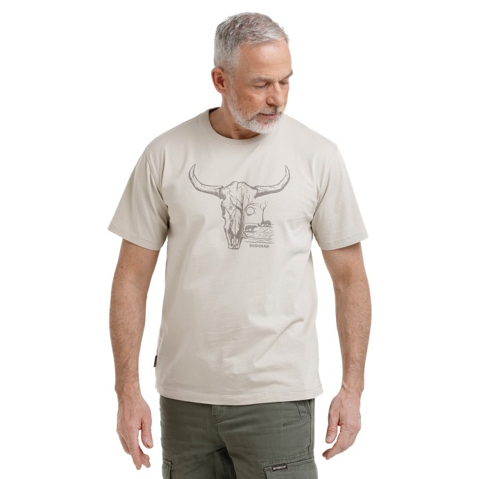 Bushman herren T-shirt sandbraun