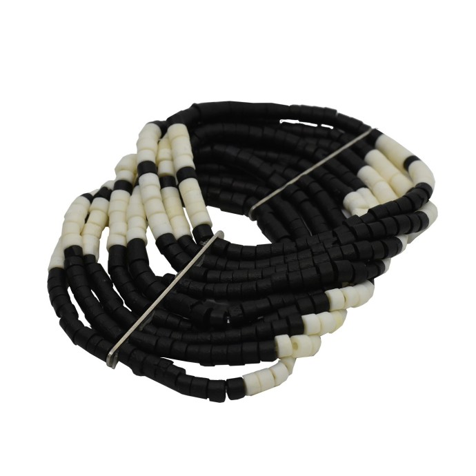 Bushman damen Armband aus Knochenperlen schwarz