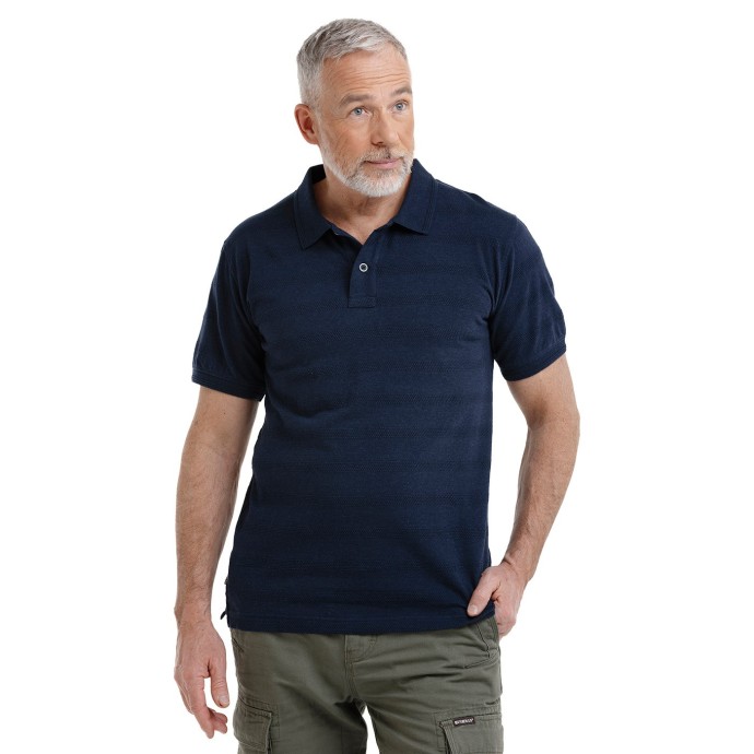 Bushman herren Poloshirt mit Kragen dunkelblau