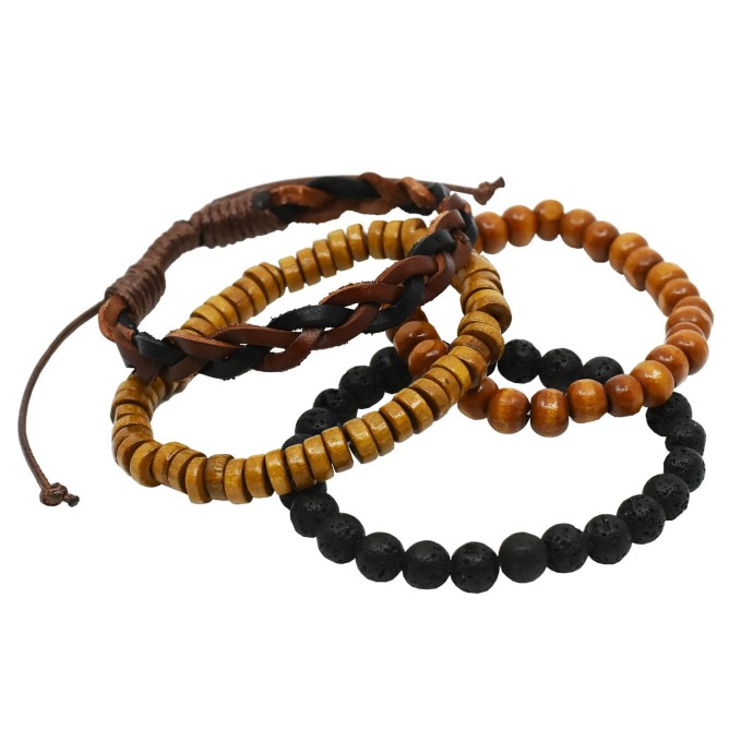 bushman damen und herren Armband braun