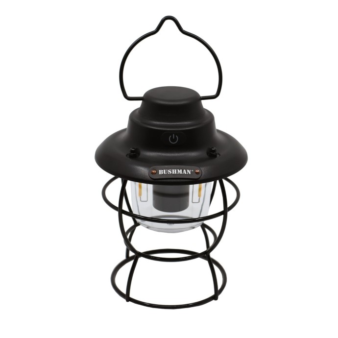 Bushman Retro-Taschenlampe schwarz