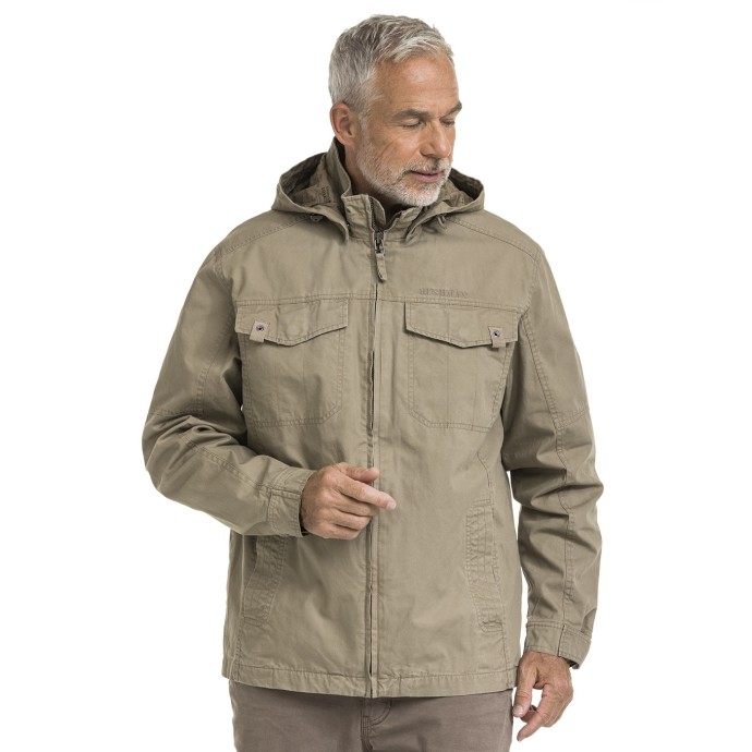 bushman herren jacke brown