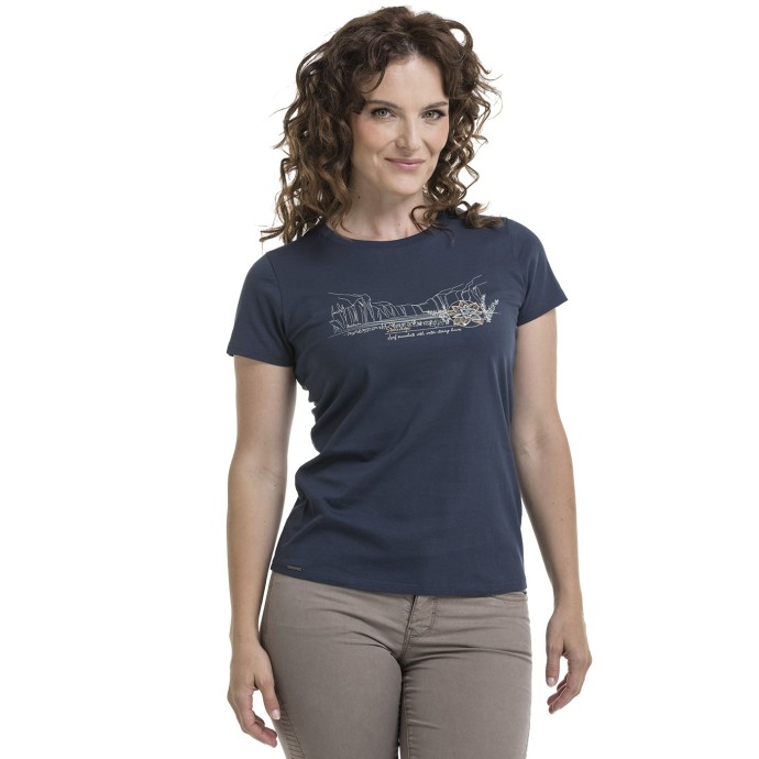 Bushman damen T-shirt dunkelblau