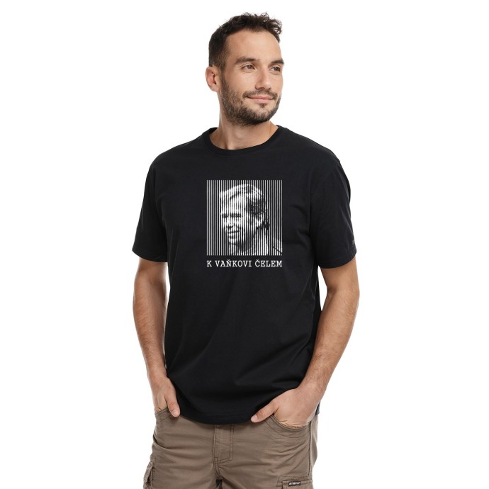 Bushman Herren-T-Shirt Vaněk, schwarz