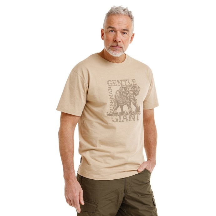 Bushman Herren-T-Shirt KAY, sandfarben