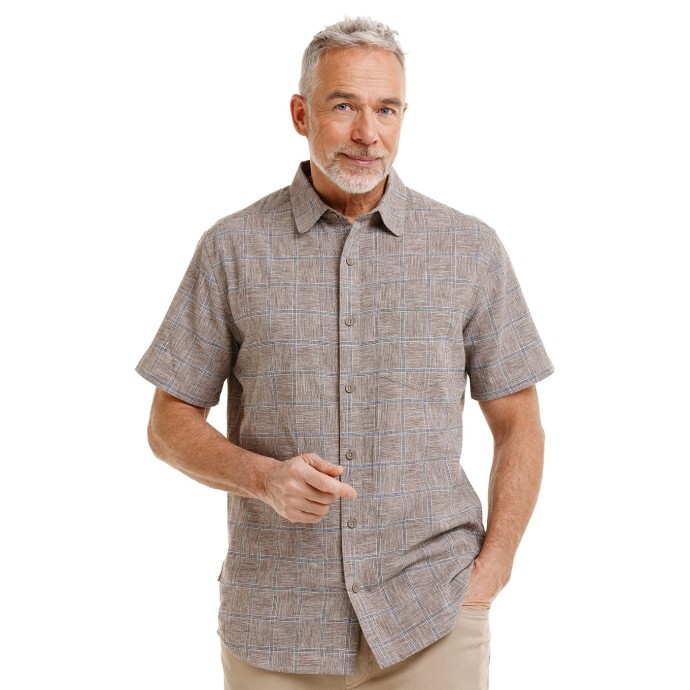 Bushman Herren-Hemd KWAME, braun