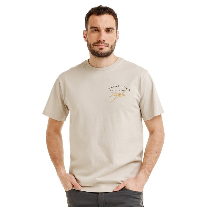 Bushman Herren-T-Shirt WAMUKOT, beige