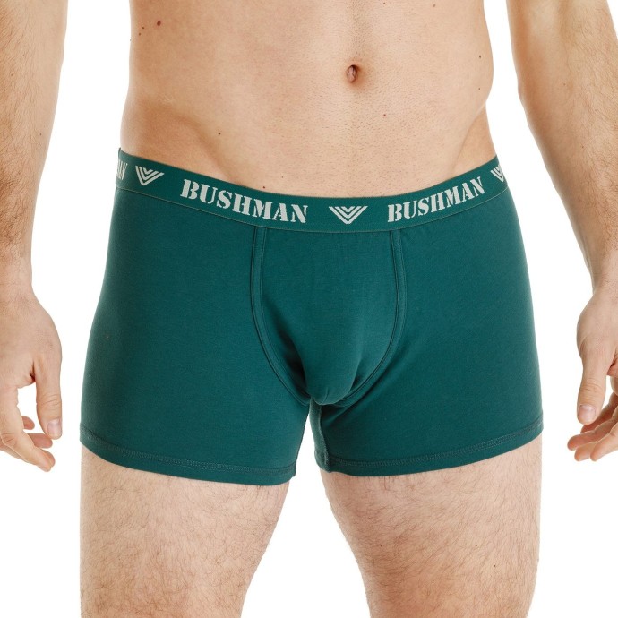 Bushman Herren-Boxershorts EDWARD II, petrolblau