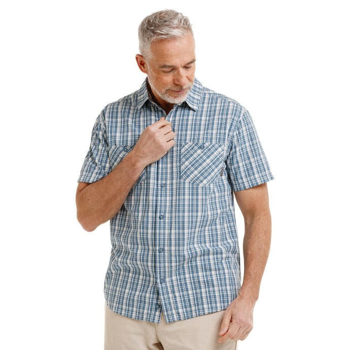 Bushman Herren-Hemd SAHEL, blau