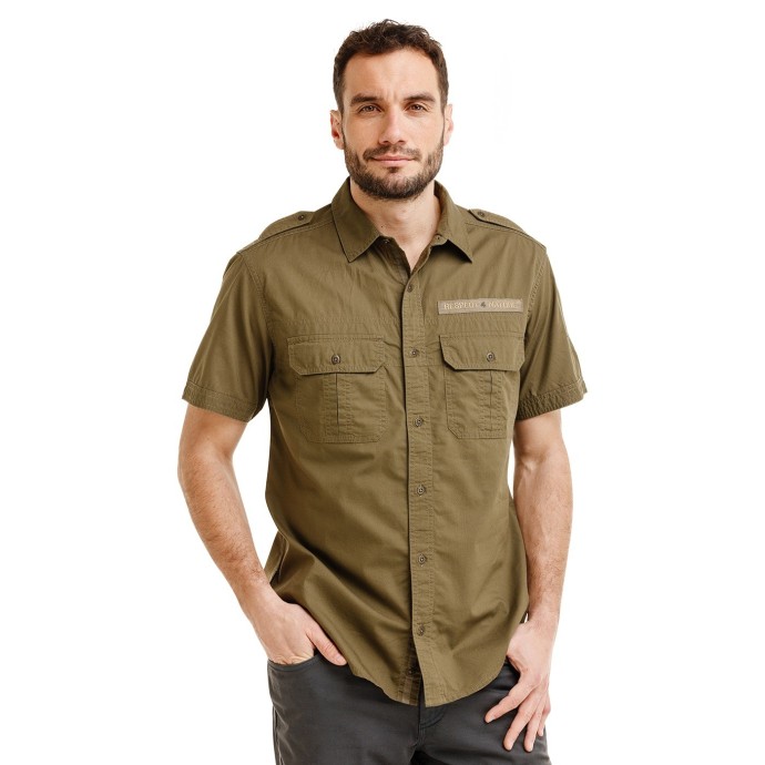 Bushman Herrenhemd MAJOR II, dunkelkhaki