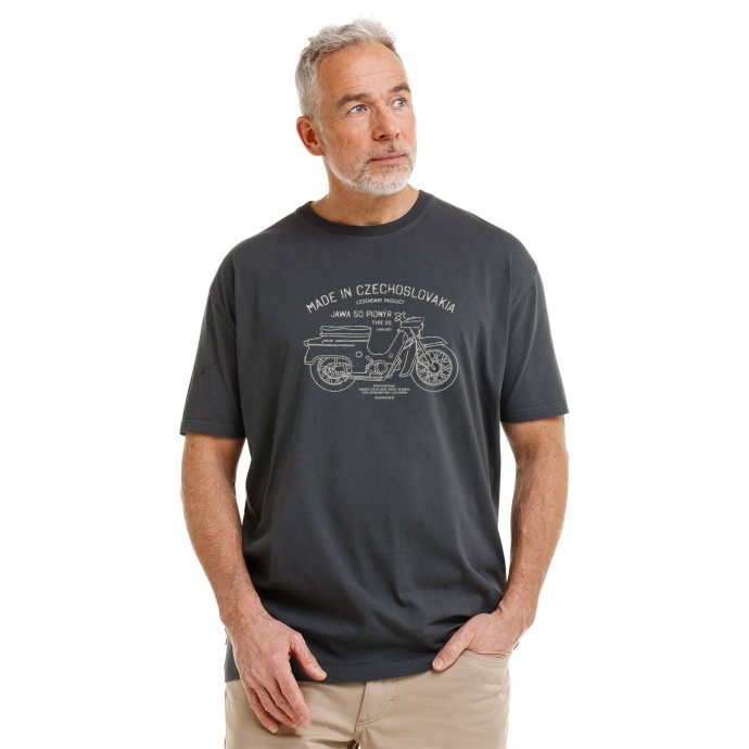 Bushman Herren T-Shirt Legend Jawa 20, dunkelgrau