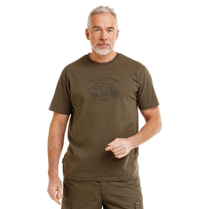 Bushman Herren T-Shirt Legend Jawa 20, khaki