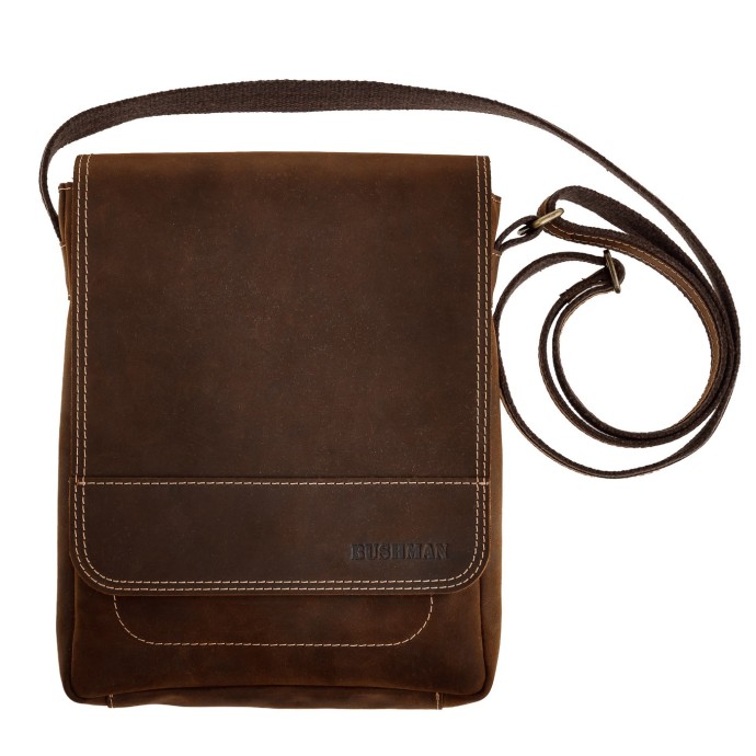 BUSHMAN Leder Tasche Touch, braun