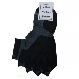 Socken Short Set 2,5 black