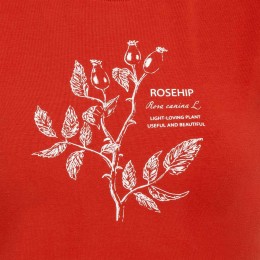 bushman damen T-shirt rot