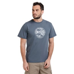 Bushman herren T-shirt dunkelblue