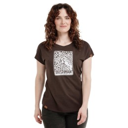 Bushman damen T-shirt dunkelbraun