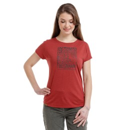 Bushman damen T-shirt rot