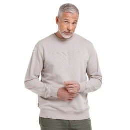 bushman herren Sweatshirt sandbraun