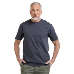 bushman herren Basic-T-Shirts dunklegrau
