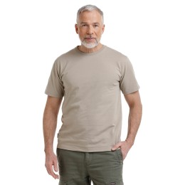bushman pánské tričko basic sandbraun