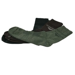 Bushman Herren Damen Wollsocken Wollset schwarz grün braun
