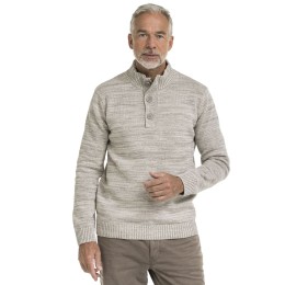 Bushman herren Halfzip Pullover stein