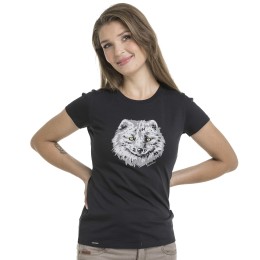 bushman damen T-shirt schwarz