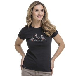 bushman damen T-shirt schwarz