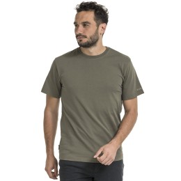 bushman Herren-T-Shirt aus Baumwolle mit Rundhalsausschnitt khaki