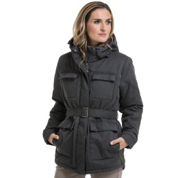 bushman damen Winterjacke dunkelbraun