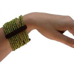 Armband Afrika green