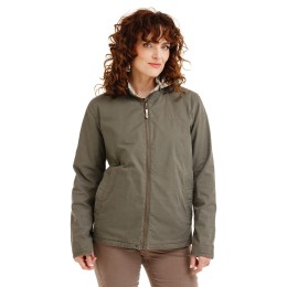 Damen-Wendejacke JATENGA, dunkelkhaki