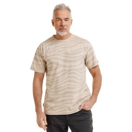Bushman Herren-T-Shirt DIGRE, steinfarben