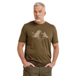 Bushman Herren-T-Shirt LASAL, dunkelkhaki