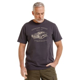 Bushman Herren-T-Shirt ADDO, dunkelgrau