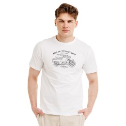 Bushman Herren T-Shirt Legend Jawa 20, weiß
