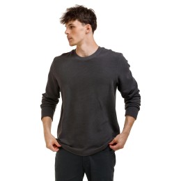 BUSHMAN Herren-T-Shirt Vigold aus Baumwolle, dunkel grau