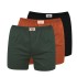 Boxershorts Nicolas 3er Pack green/black/orange