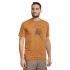 bushman herren T-shirt camel