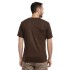 bushman herren T-shirt dunkelbraun