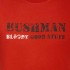 bushman herren T-shirt rot